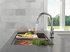 Touch2O with Touchless Technology Single Handle Pull-Down Kitchen Faucet with Soap Dispenser