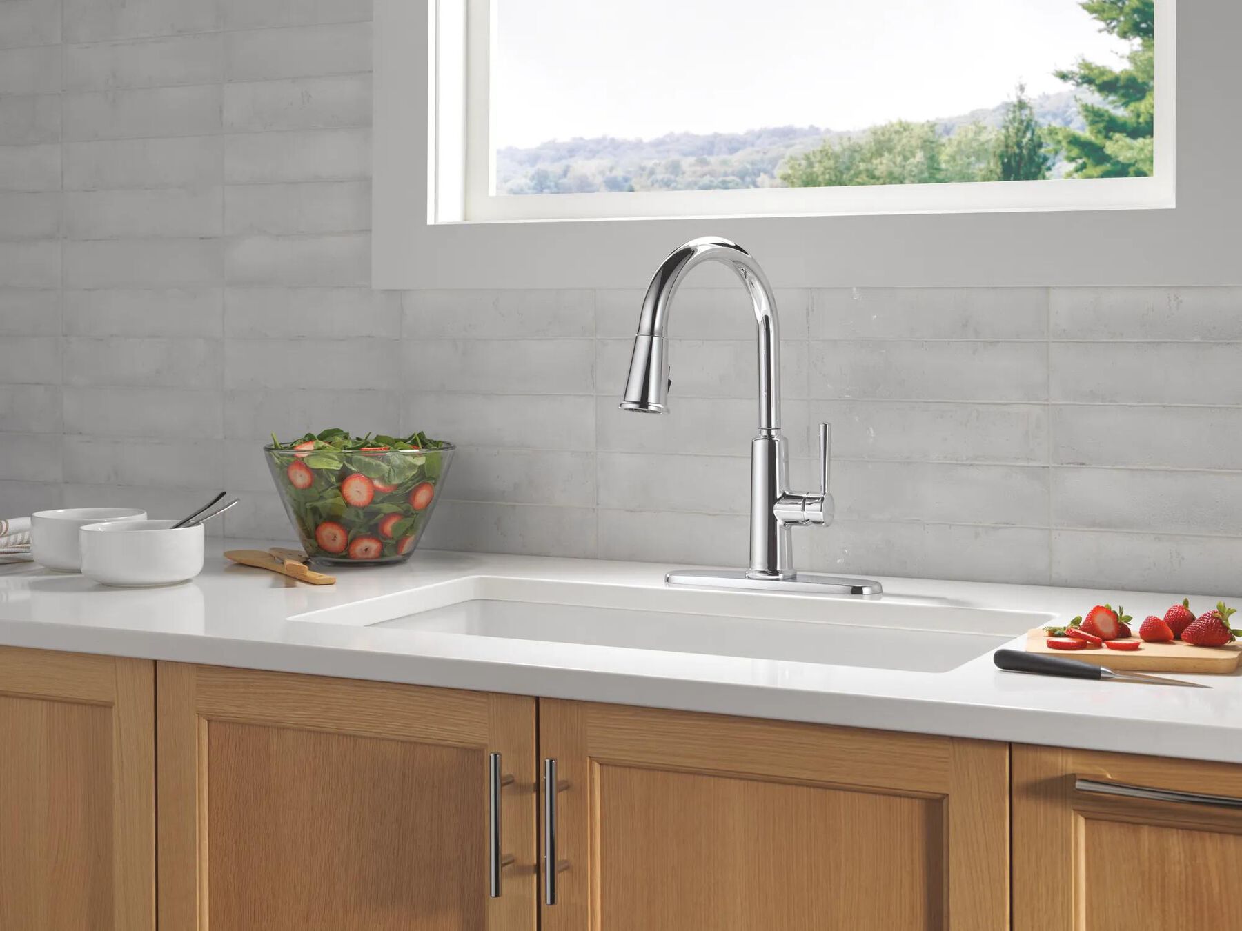 Pull-Down Kitchen 1 Handle with Soap Dispenser Bundle