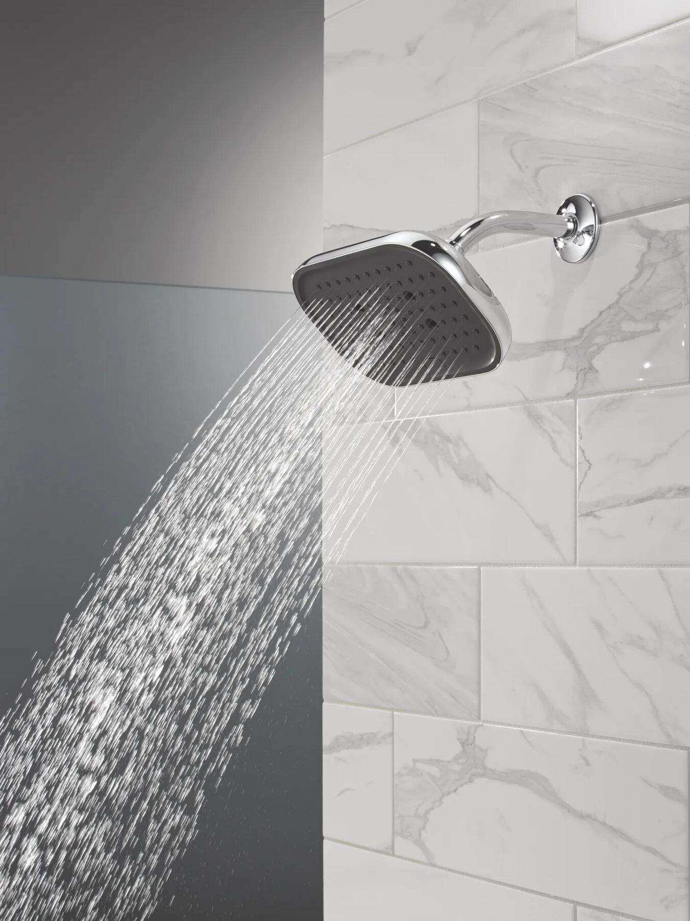 H2Okinetic&reg; 6-Setting 9-inch Raincan Shower Head with Silicone Spray Face