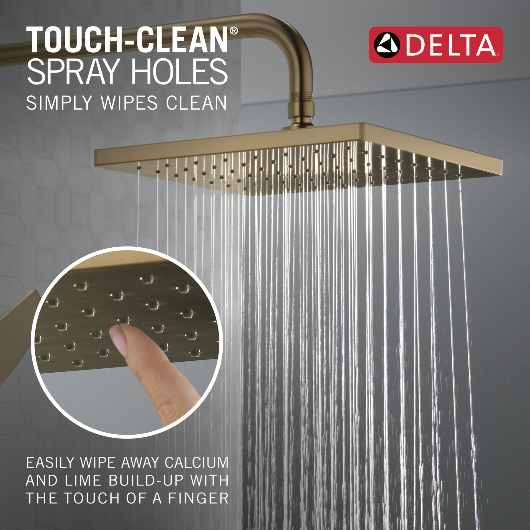 10" Square Raincan S/O & Monitor 14 Series Shower Trim (Recertified)