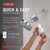 Standard Shower Filter with 6-Setting Showerhead and Mount Bundle
