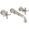 Two Handle Wall Mount Bathroom Faucet Trim - Less Handles
