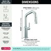 Single Handle Pull-Down Bar/Prep Faucet