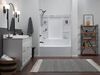 60x30 Alcove Bathtub, Wall Set and Trim Bundle - Left Drain