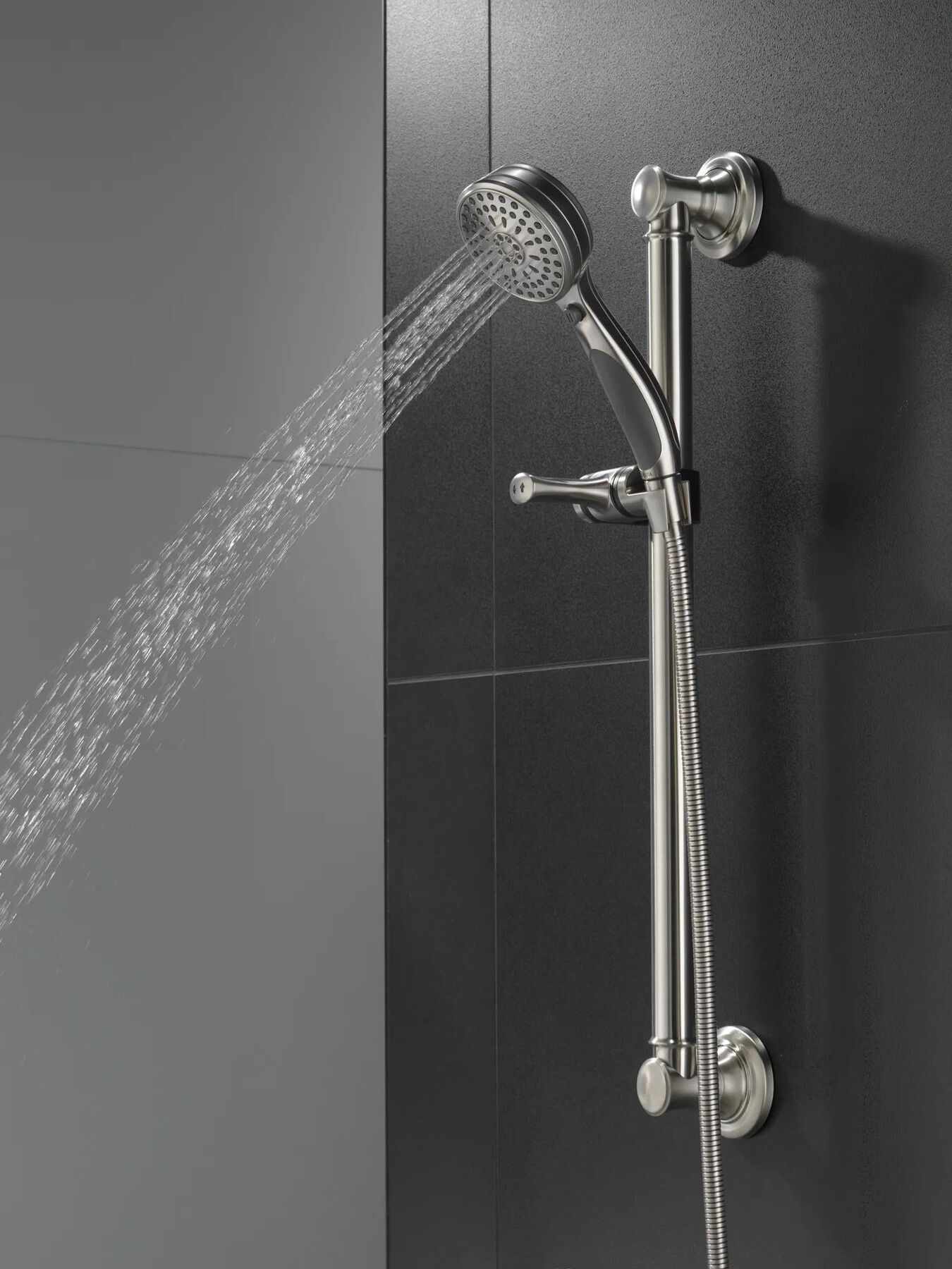 ActivTouch&reg; 9-Setting Hand Shower with Traditional Slide Bar / Grab Bar (Recertified)