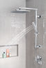 Single-Setting Metal Raincan Shower Head