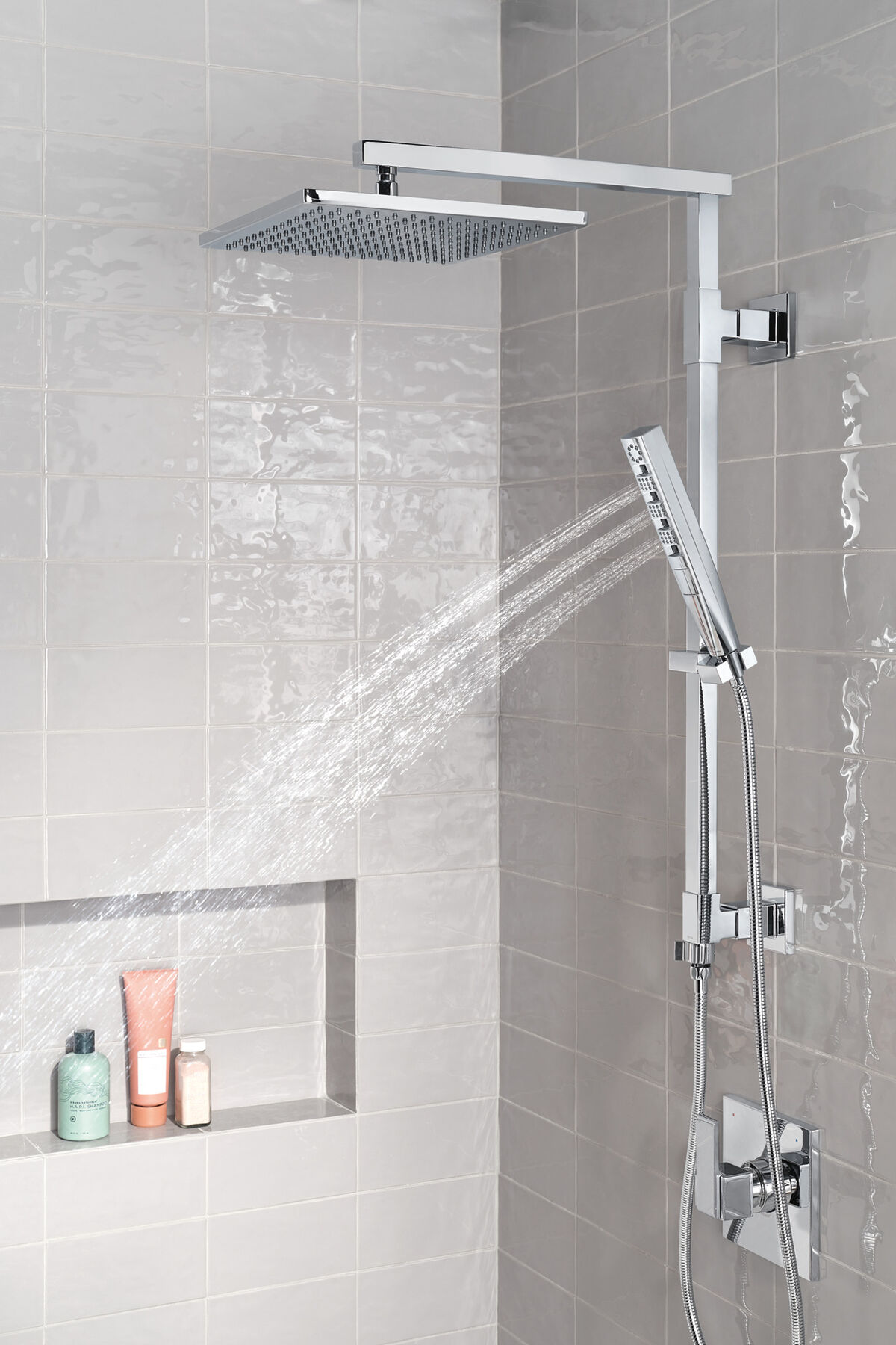 Single-Setting Metal Raincan Shower Head