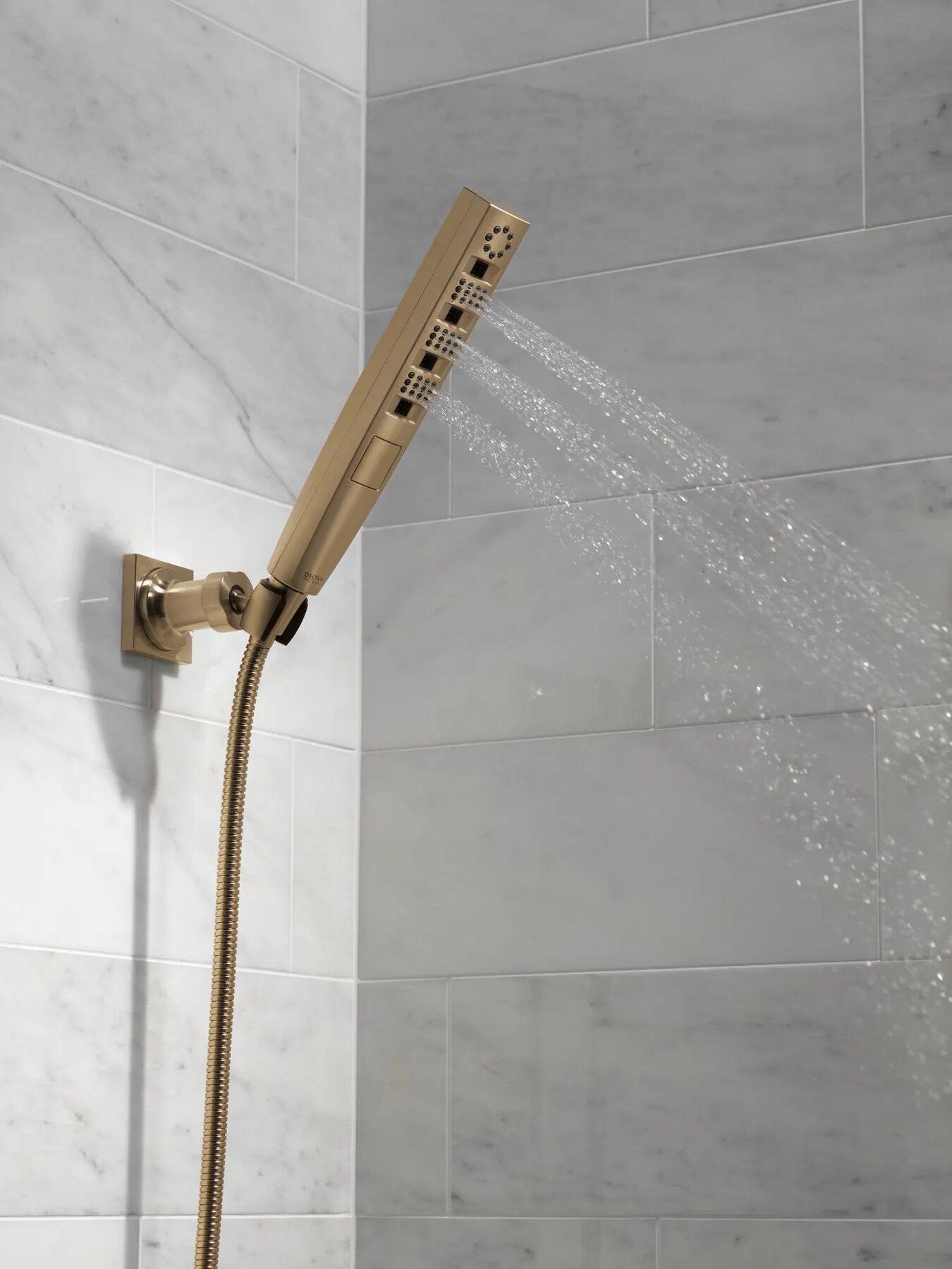 H<sub>2</sub>Okinetic&reg; 4-Setting Wall Mount Hand Shower (Recertified)