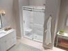 60x32 Alcove Shower Bundle with Door - Left Seat Center Drain Curve