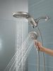 HydroRain&reg; H2Okinetic&reg; 5-Setting Two-in-One Shower Head (Recertified)