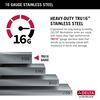 25&rdquo; Workstation Kitchen Sink Drop-In Top Mount Stainless Steel Single Bowl with WorkFlow&trade; Ledge and Accessories