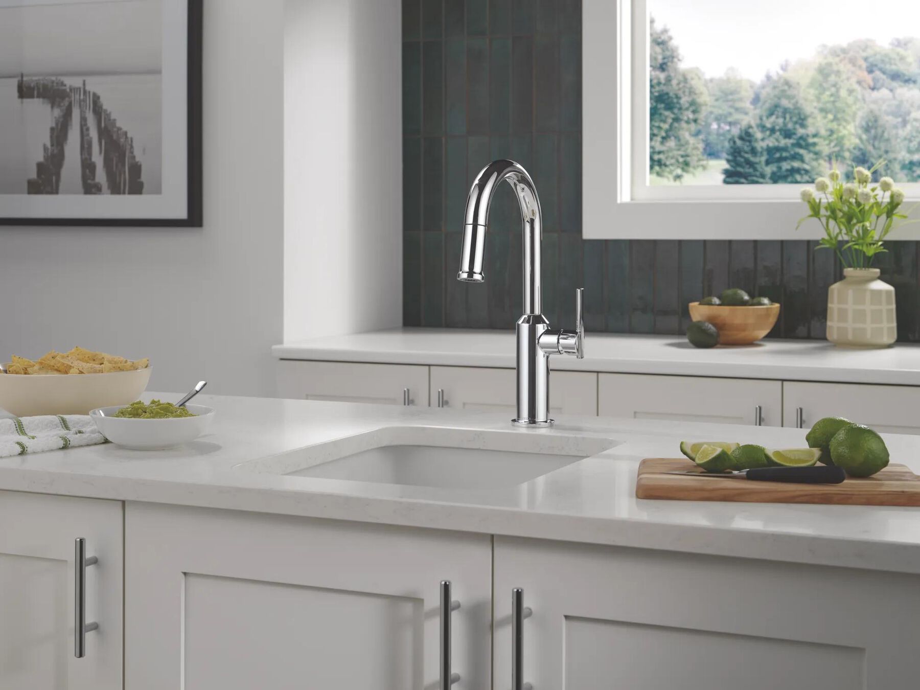 Single Handle Pull-Down Bar/Prep Faucet