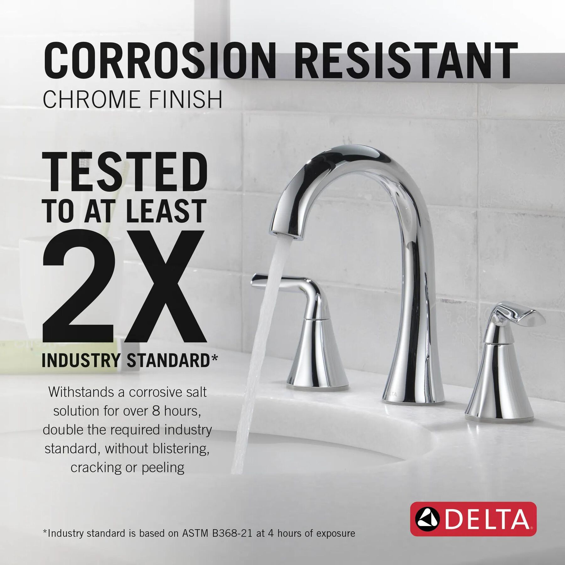 Two Handle Widespread Bathroom Faucet
