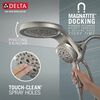 HydroRain&reg; H2Okinetic&reg; 5-Setting Two-in-One Shower Head (Recertified)