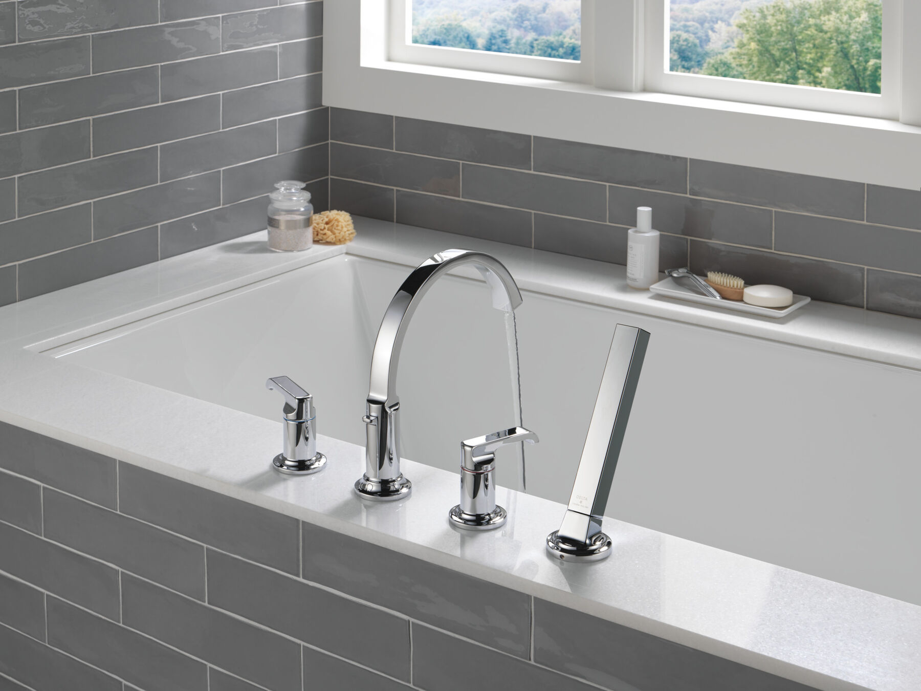 Roman Tub Handles - Lever