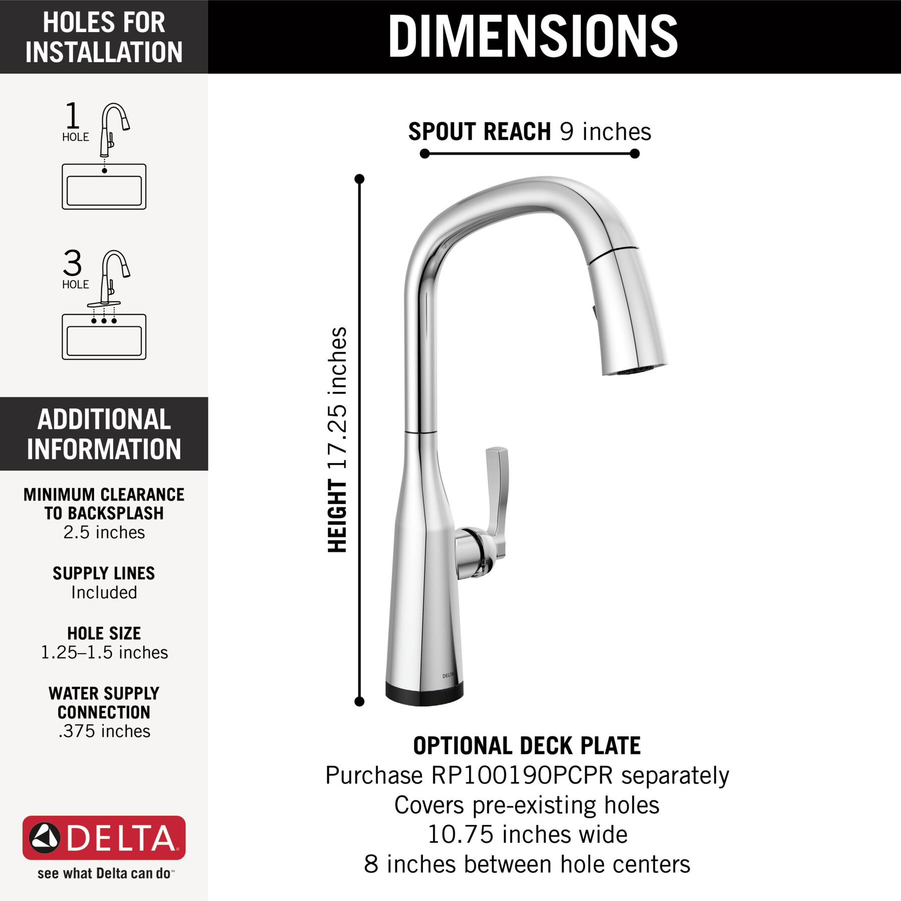 Single Handle Pull-Down Kitchen Faucet with Touch<sub>2</sub>O&reg; Technology