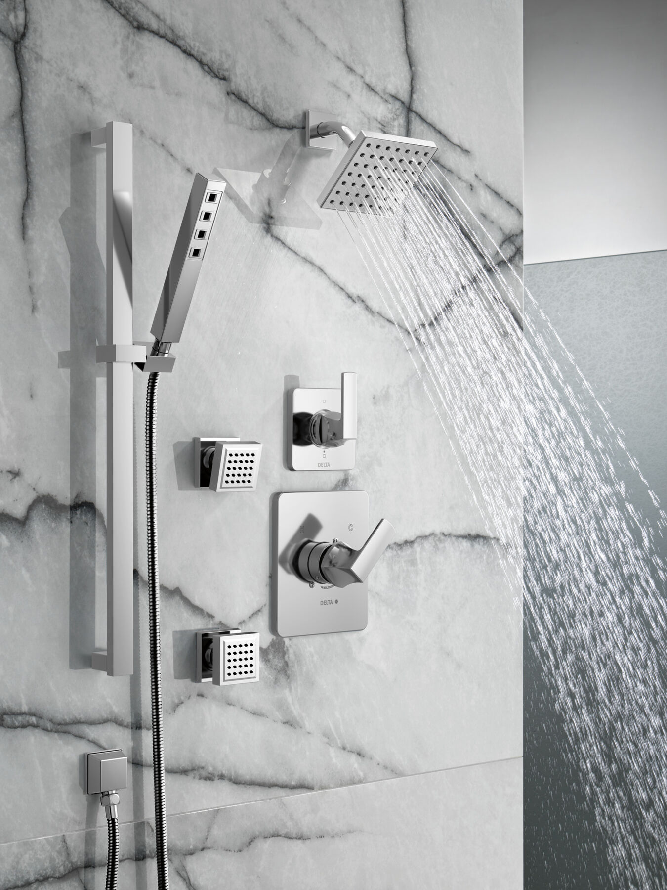 Square Wall Elbow for Hand Shower