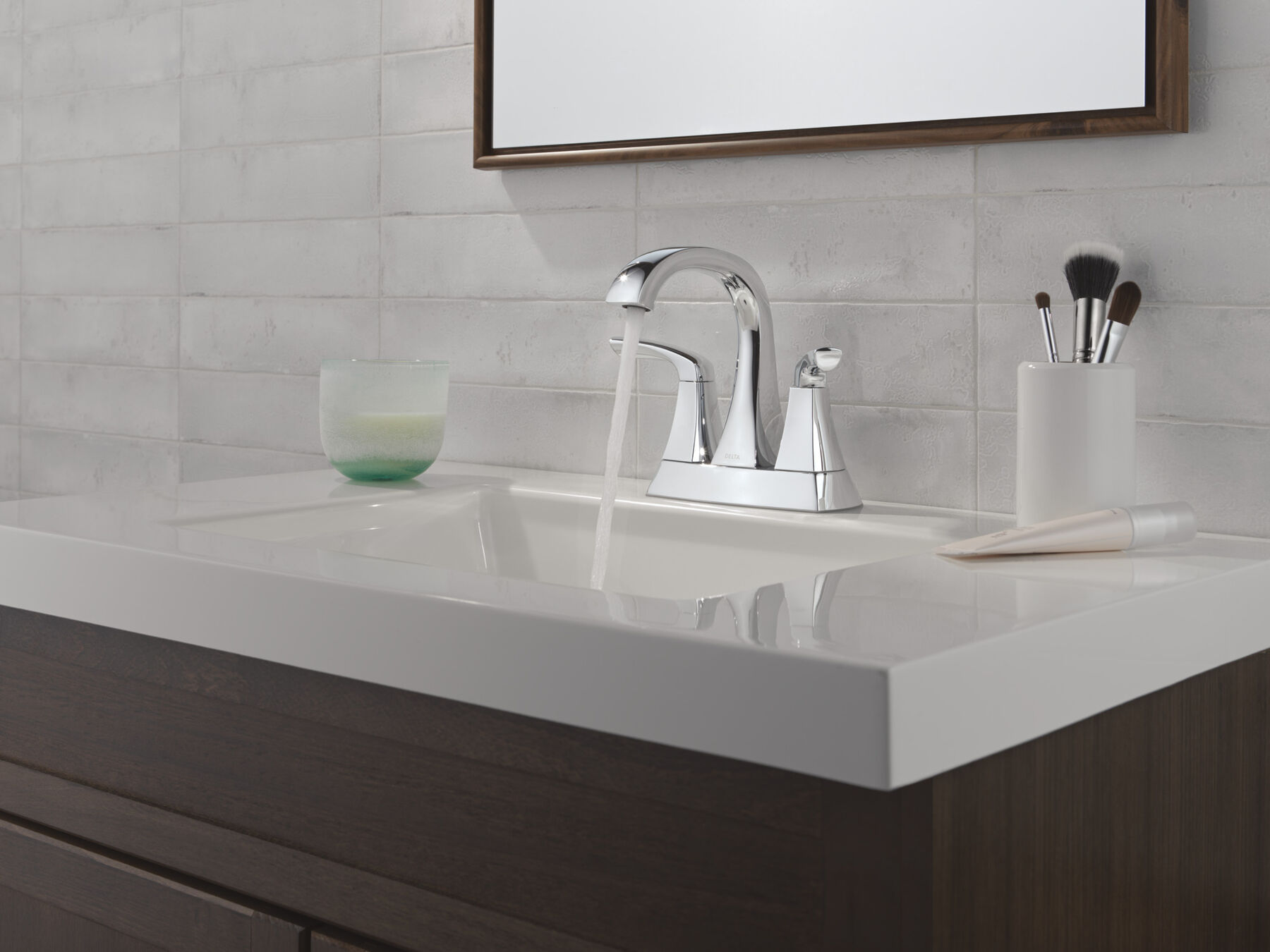 Centerset Lavatory Faucet with 14 Series Tub Shower Trim Bundle