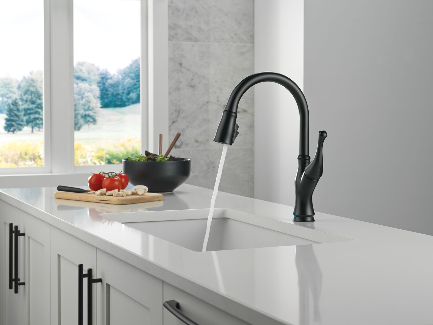 Touch<sub>2</sub>O&reg; Technology Kitchen Faucet with Touchless Technology