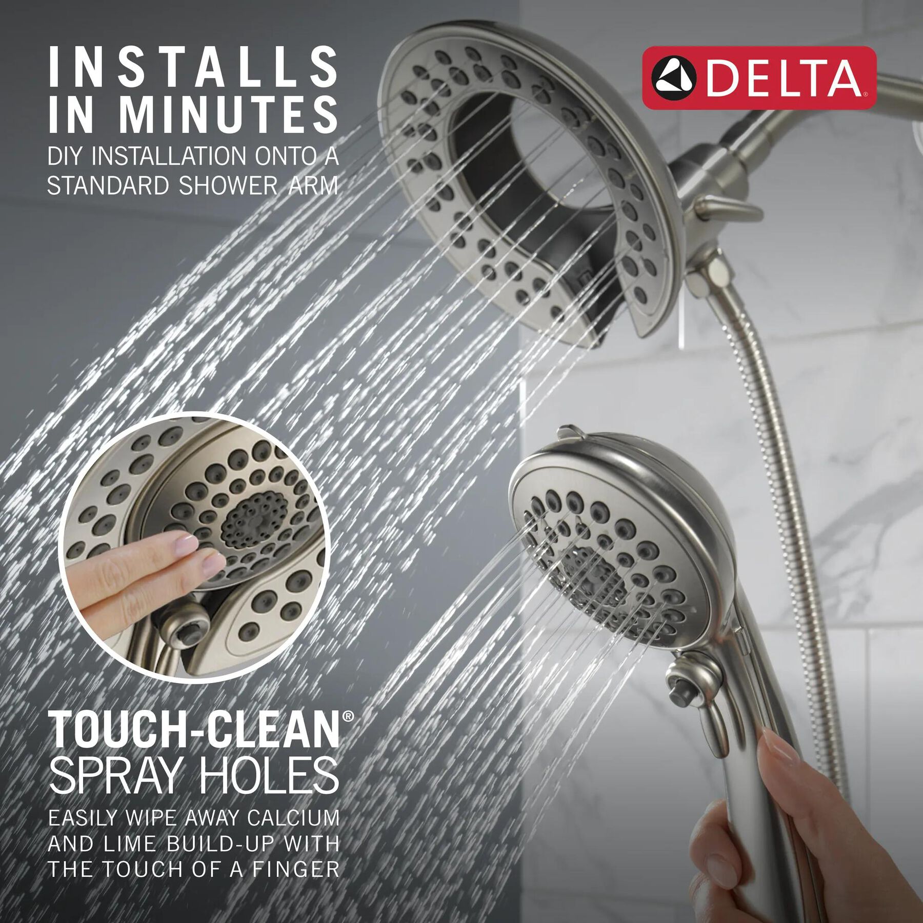In2ition&reg;&nbsp;5-Setting Two-In-One Shower (Recertified)