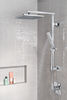 Single-Setting Metal Raincan Shower Head