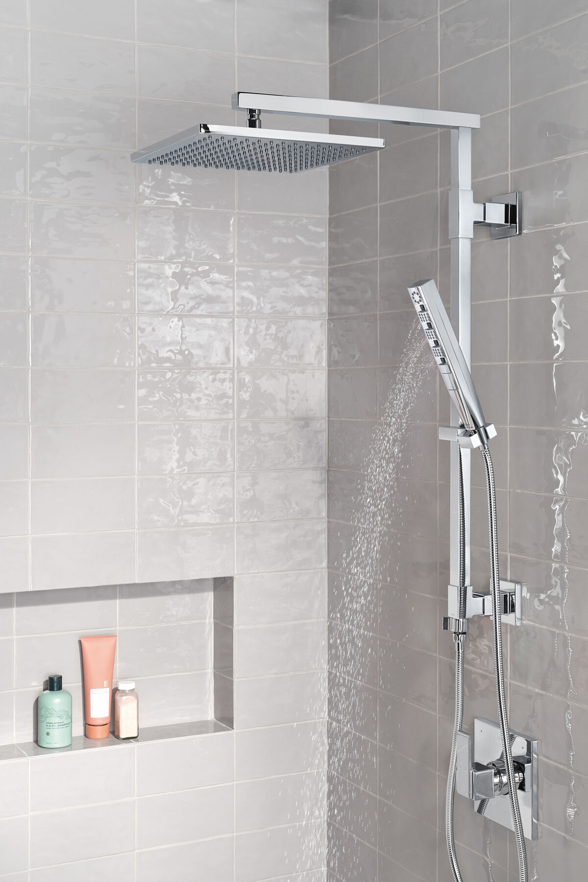 Single-Setting Metal Raincan Shower Head