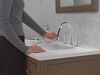Two Handle Widespread Pull-Down Bathroom Faucet