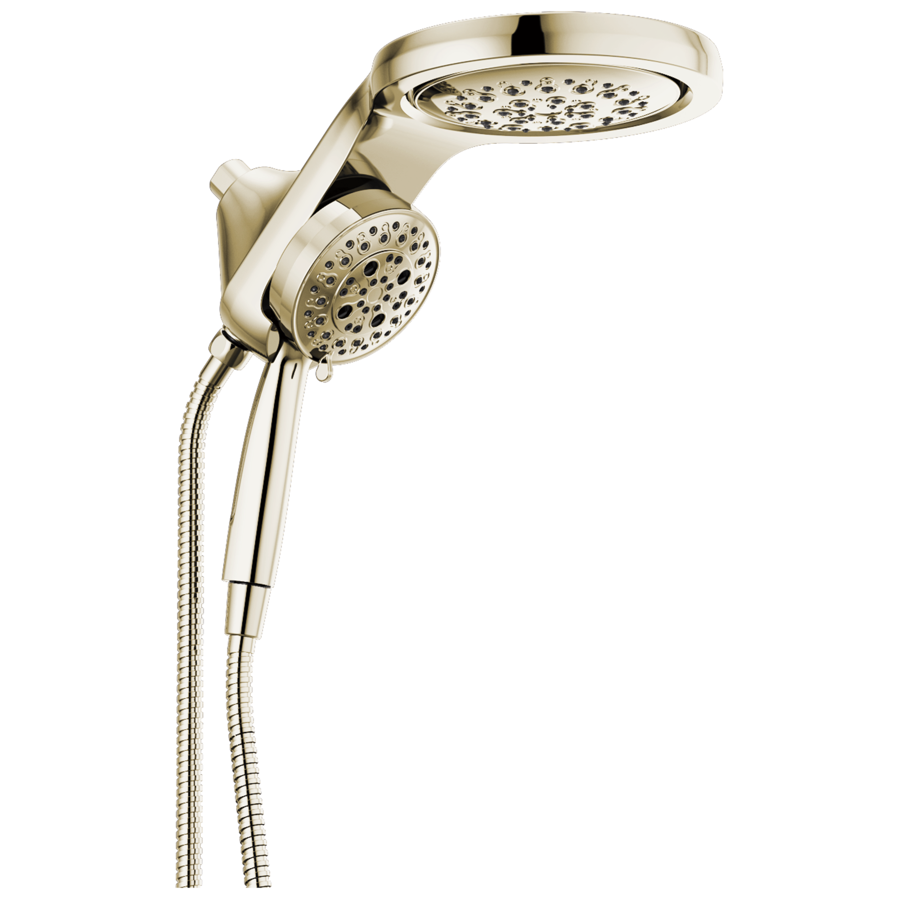 HydroRain&reg; H2Okinetic&reg; 5-Setting Two-in-One Shower Head (Recertified)