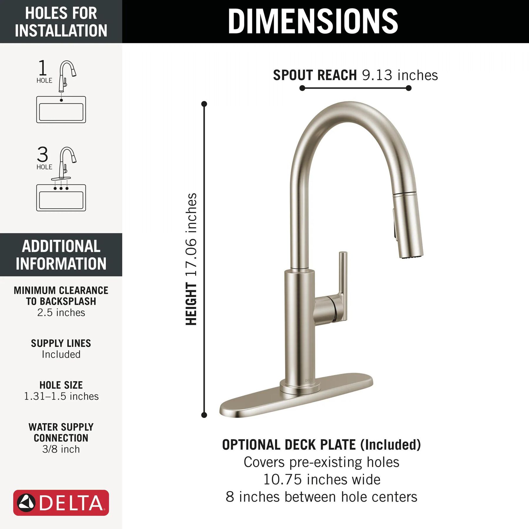 Pull-Down Kitchen Faucet (Recertified)