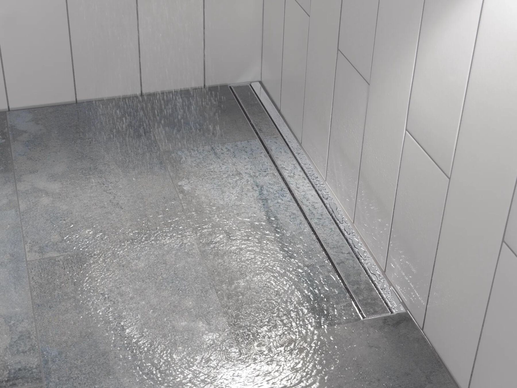 36" Reversible Linear Shower Drain Trim