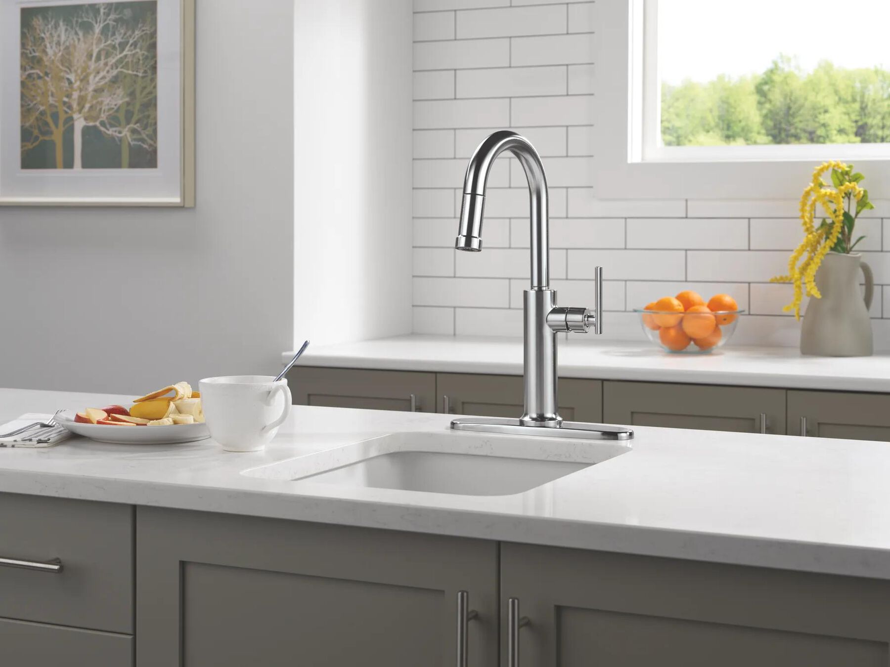Single Handle Pull-Down Bar / Prep Faucet