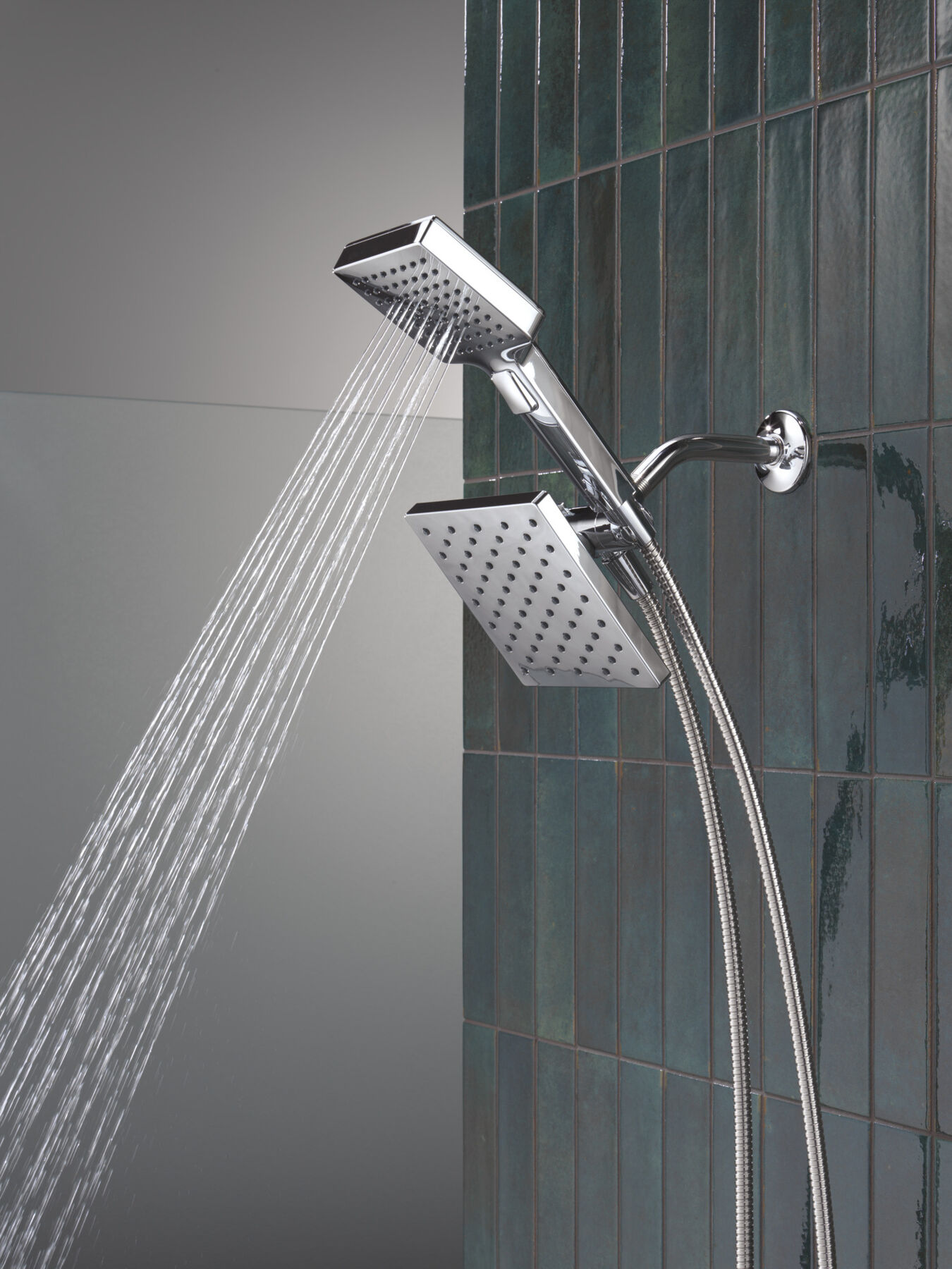5-Setting Two-in-One Combination Shower with Additional Mount