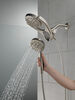 HydroRain&reg; 4-Setting Two-in-One Shower Head (Recertified)