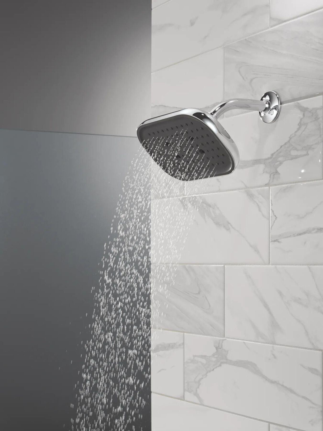 H2Okinetic&reg; 6-Setting 9-inch Raincan Shower Head with Silicone Spray Face