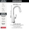 Touch<sub>2</sub>O&reg; Technology Kitchen Faucet with Touchless Technology