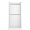 36x36 Alcove Shower Base with Tile Wall Bundle - Center Drain
