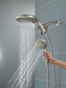 HydroRain&reg; H2Okinetic&reg; 5-Setting Two-in-One Shower Head (Recertified)