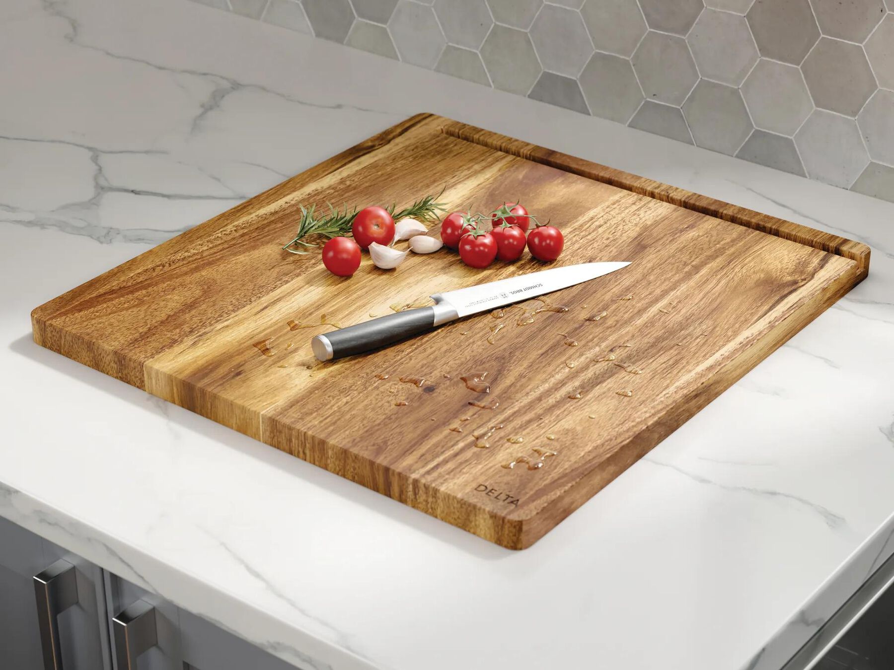 45&rdquo; Workstation Undermount Single Bowl 16 Gauge Stainless Steel Kitchen Sink with 2-Tier&nbsp;WorkFlow&trade; Ledge and Accessories