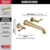 Wall Mounted Tub Filler (Recertified)