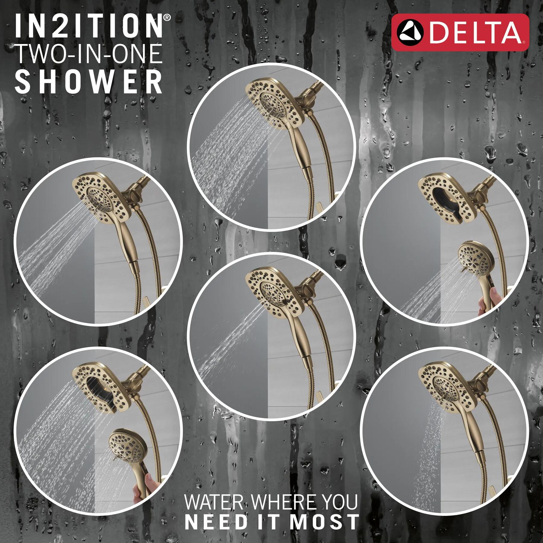 Monitor&reg; 17 Series Shower Trim with In2ition&reg; Two-in-One Shower (Recertified)