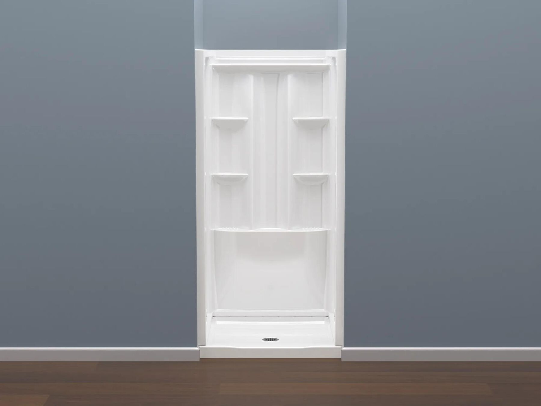 36x36 Alcove Shower Base and Wall Set Bundle