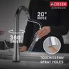 Single Handle Pull-Down Kitchen Faucet With Touch<sub>2</sub>O&reg;  Technology