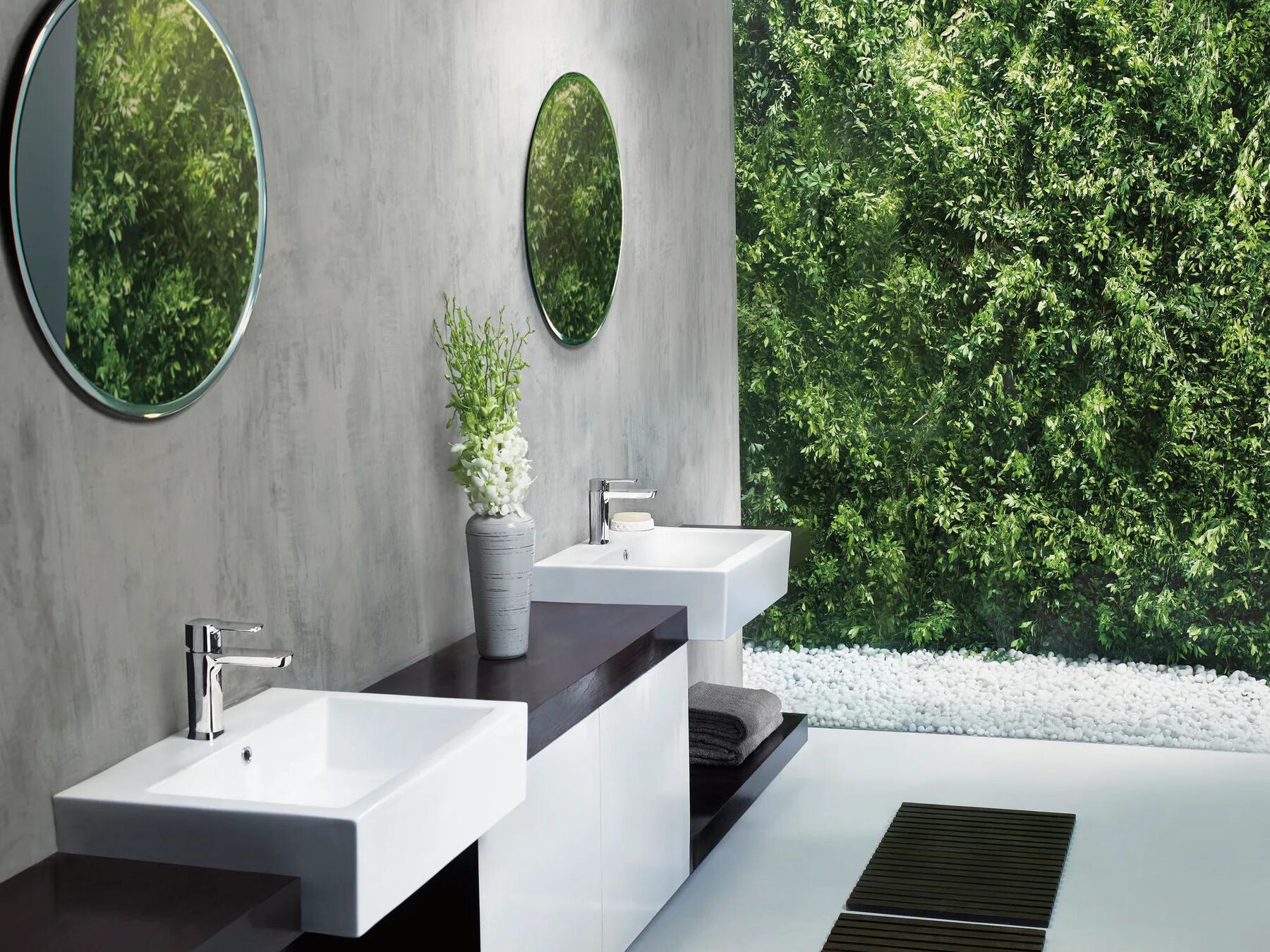 Single Handle Bathroom Faucet - Less Pop-Up