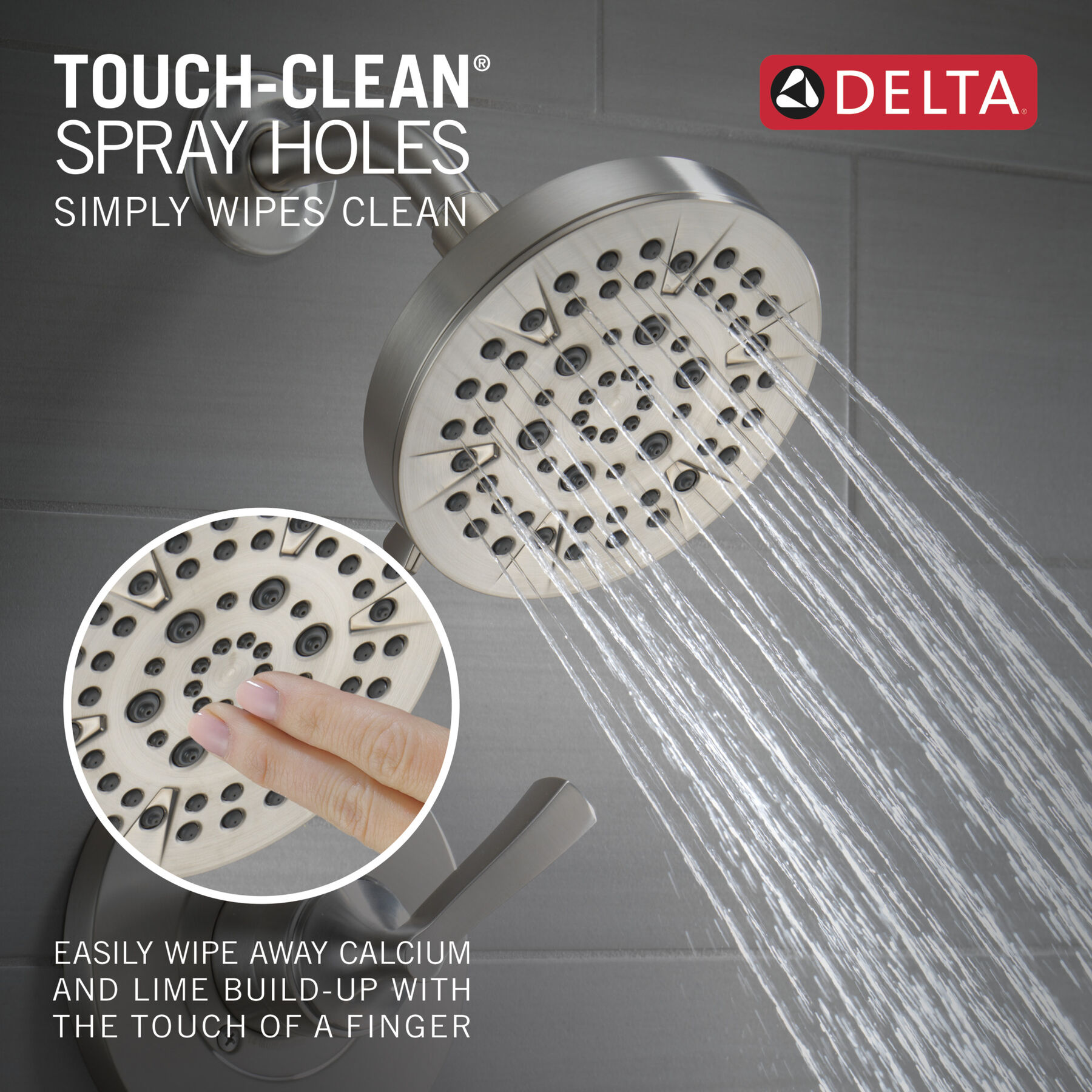 Widespread Lavatory Faucet with 14 Series Tub Shower Trim and Rough Bundle