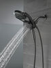 HydroRain&reg; 4-Setting Two-in-One Shower Head (Recertified)