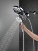 HydroRain&reg; 4-Setting Two-in-One Shower Head (Recertified)