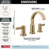 Two Handle Widespread Bathroom Faucet (Recertified)