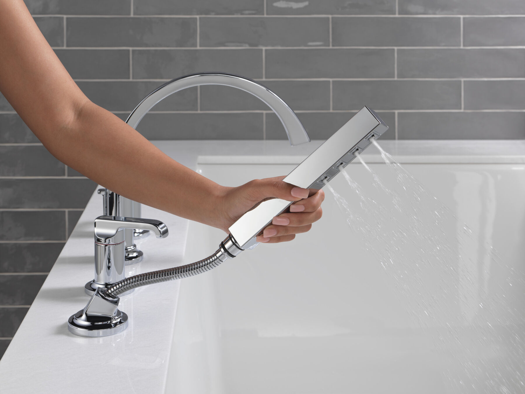 Roman Tub Handles - Lever
