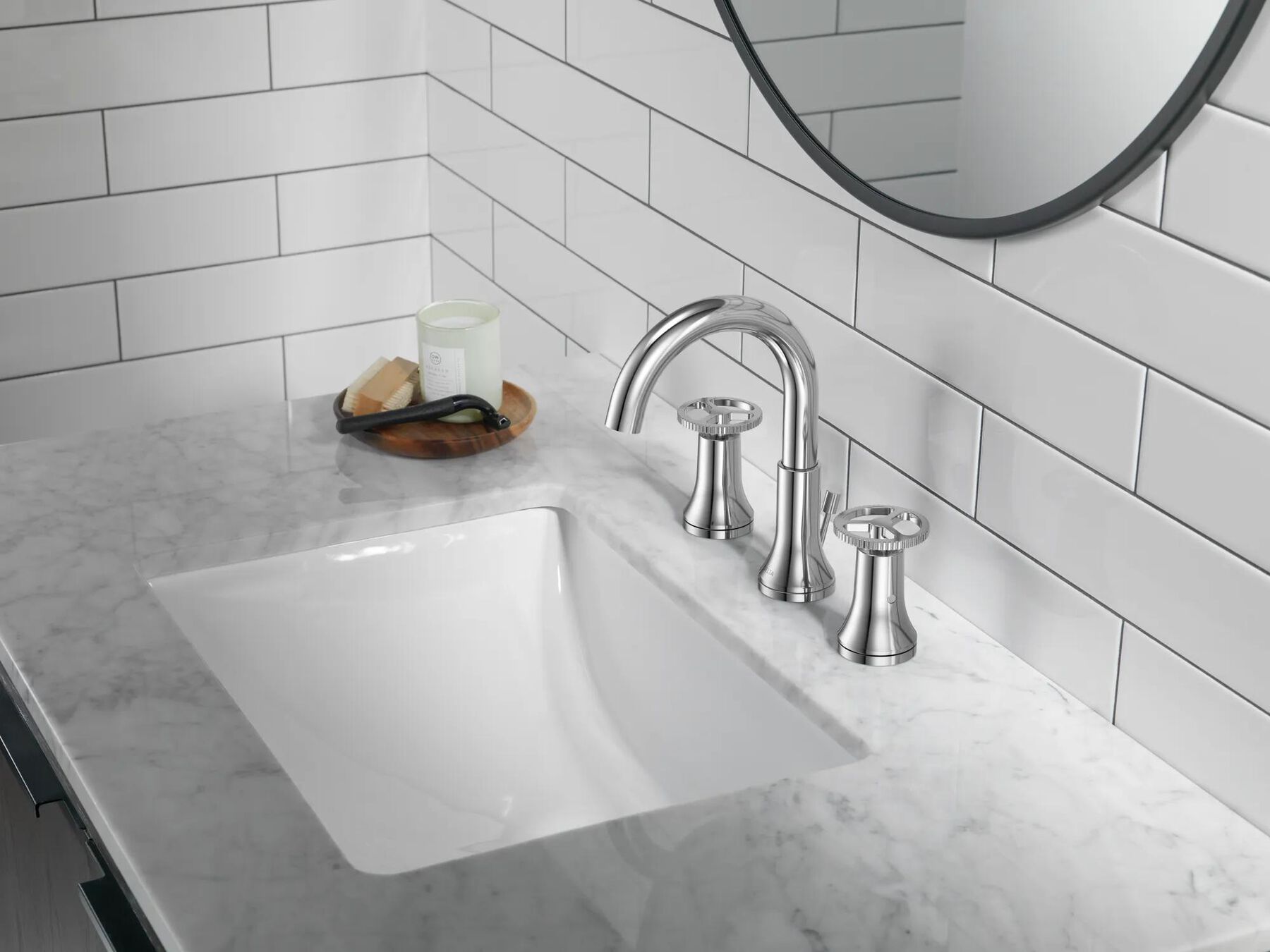 Two Handle Widespread Bathroom Faucet