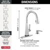 Touch2O&Voice Pull-Down Kitchen with Soap Disp Bundle